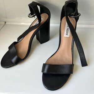 Steve Madden ankle wrapped heals